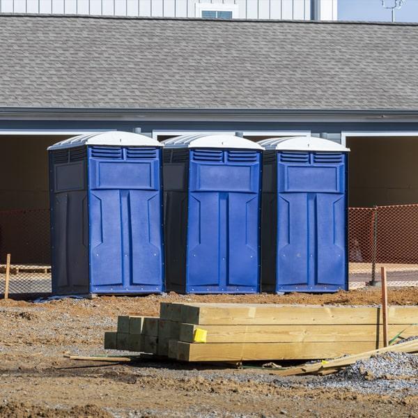 Heavy-duty construction site porta potty in Winona, Minnesota